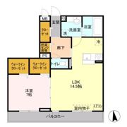 D-Room幸町の間取り画像