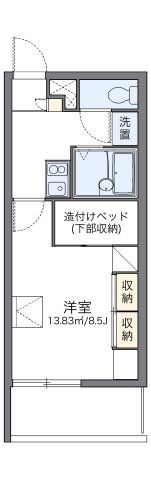 レオパレス壺屋の間取り画像
