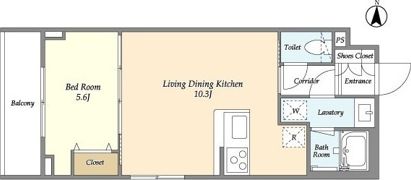 アヴァンカーサ三鷹の間取り画像