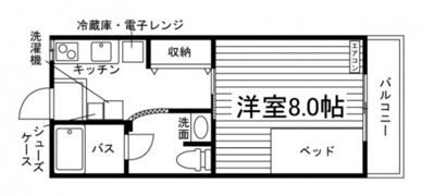 べレール富町の間取り画像