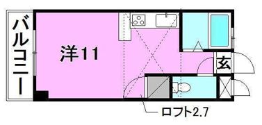 メゾン幸part2の間取り画像