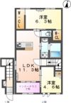 ルガルボニート北熊本の間取り画像