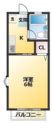 イオチハイツ5号棟の間取り画像