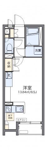 レオネクストNAKAJIMAの間取り画像