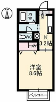 プラッツ21 D棟の間取り画像