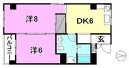 オックスフォードサーカス松山IC 1の間取り画像