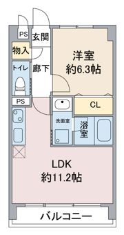 レージュ桜山の間取り画像