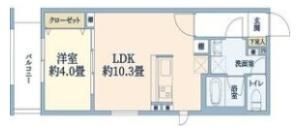 ウェルスクエア山坂の間取り画像