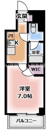 パークリュクス大阪天満の間取り画像
