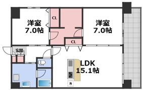 クレリア新深江の間取り画像