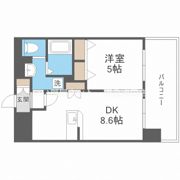 Luxe新大阪Ⅰの間取り画像