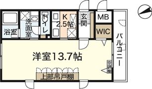 ラ・テール白島の間取り画像