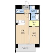 クイーンズ京町の間取り画像