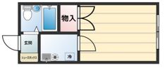 セゾン京山Ⅱの間取り画像