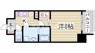 プレサンス神戸元町の間取り画像