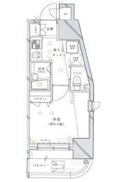 クレイシア旗の台の間取り画像