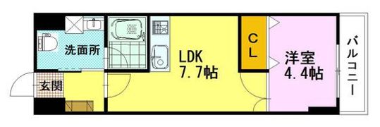 Kビルの間取り画像
