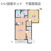 ウイングヒルズBの間取り画像