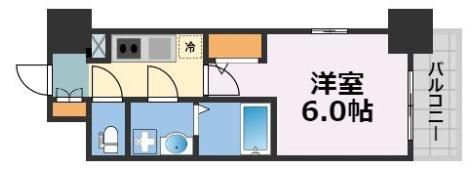エスリード大阪フェリスの間取り画像