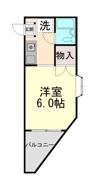 シンプルライフ王子の間取り画像