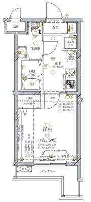 ディアレイシャス成増の間取り画像