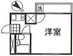 サンライズ三宅 B棟の間取り画像