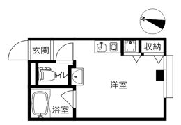 キャロルコート兼六の間取り画像