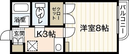 ロアール上天満の間取り画像