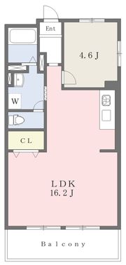 オックスフォードサーカス勝山通の間取り画像