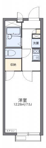 レオパレスアムールⅡの間取り画像