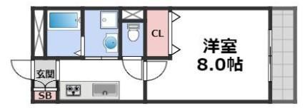 南壱番館の間取り画像