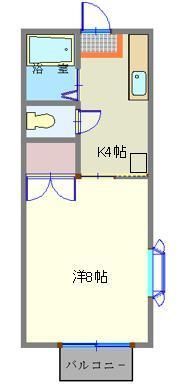 セジュール萩野町の間取り画像