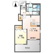 クレアKの間取り画像
