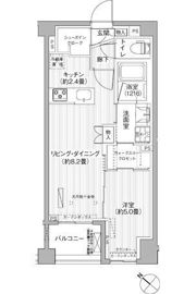 シティカレント目黒学芸大学の間取り画像