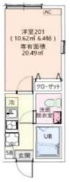 Noah's Hiyoshi Crestの間取り画像