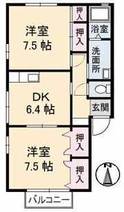 エスペランサ Bの間取り画像