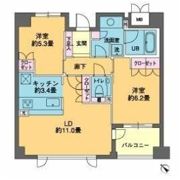 カスタリア若林公園の間取り画像