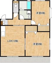 ハイツサンライズC棟の間取り画像