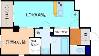 コルテーレ荒町の間取り画像