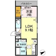 ペルル新広の間取り画像