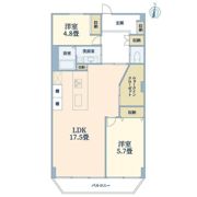 奥沢センターマンションの間取り画像