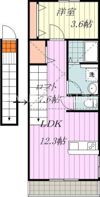 Partenaire Kumanodai Revelizeの間取り画像
