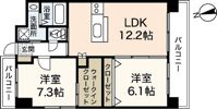 桜レジデンス横川の間取り画像