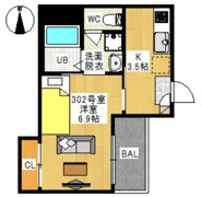 REGALEST 奥田中央Ⅰ(レガリスト オクダチュウオウの間取り画像