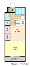 サザンコート住吉の間取り画像