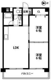 メゾンコメショーの間取り画像