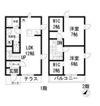 クレール久里浜B棟の間取り画像
