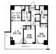 ドゥーエ東十条の間取り画像