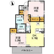 パークコート Fの間取り画像