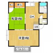 ヒラハイツB棟の間取り画像